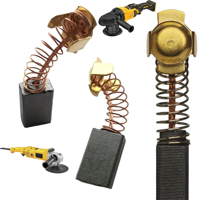 8PCS N398321 N398327 N103592 N088403 Carbon Brushes Compatible with Dewalt