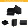 surnews 2" 2x2 Square Tubing End Cap Plastic Plugs 12