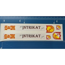 S&M Bikes Intrikat BMX Decals