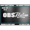 OBS NATION 10"x3" Vinyl Decal Sticker Turbo Boost Lifted Lowered