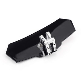 Bruce & Shark Motorcycle Universal Adjustable Clip Spoiler Shield Screen Universal Black