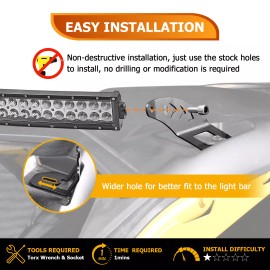 SI Fits 2024-25 Can Am Maverick R /Max All Models Roof 42" Curved Light Bar Mounts