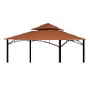 JANCANOPY Gazebo Replacement Cover for Grill Gazebo Model L-GZ238PST-11, (Rust