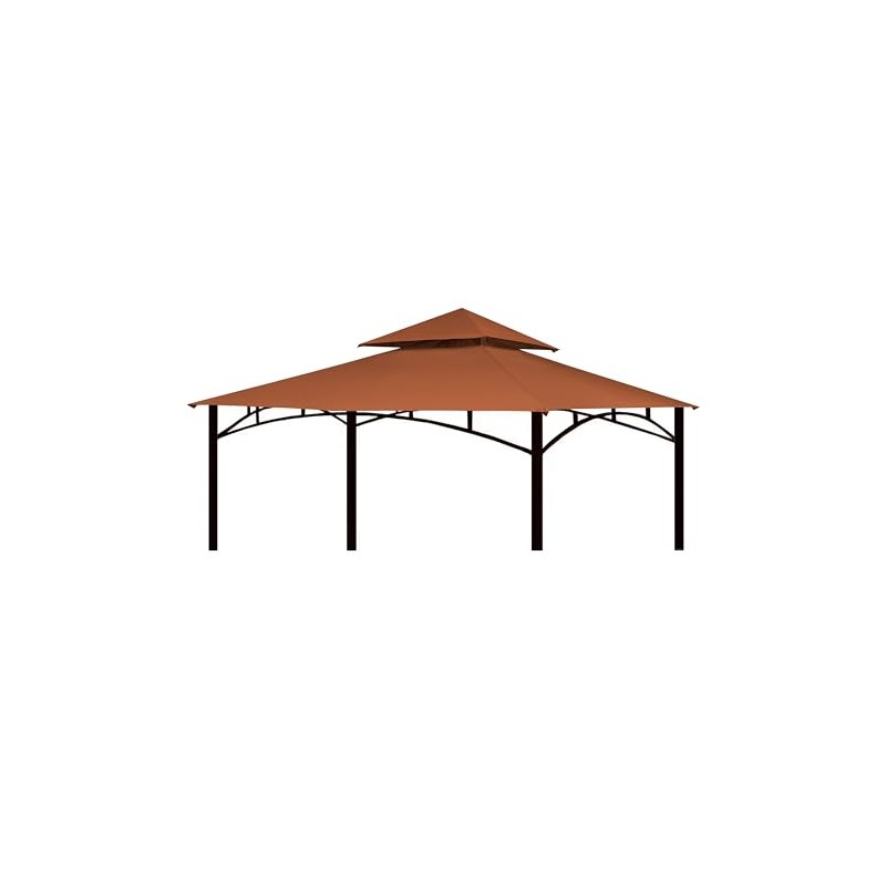 JANCANOPY Gazebo Replacement Cover for Grill Gazebo Model L-GZ238PST-11, (Rust