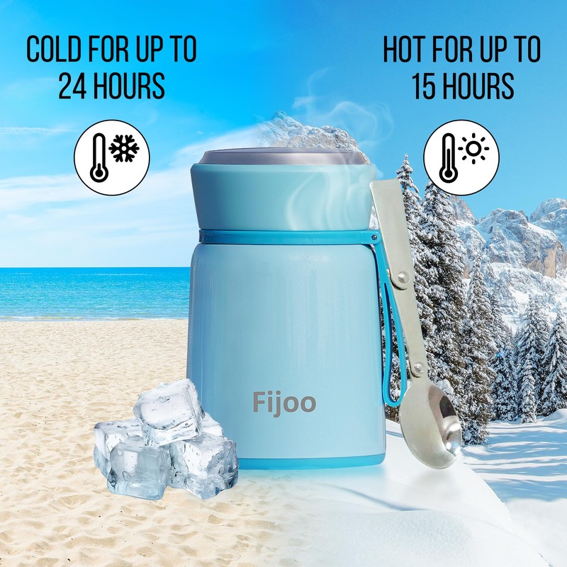 500ml Stainless Steel Triple Wall Vacuum Insulated Thermo Food Jar