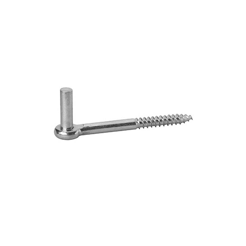 Pollmann® Building Fittings 2267606 Hook J for Screwing In, Pin