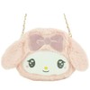Yasuda Tsusho Sanrio Characters Die Cut Fur Chain Shoulder Bag,