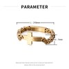 FIGEDY Stainless Steel Cross Bracelet for Men and Women -