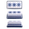Bico Blue Talavera Ceramic Butter Dish with Lid, Butter Keeper