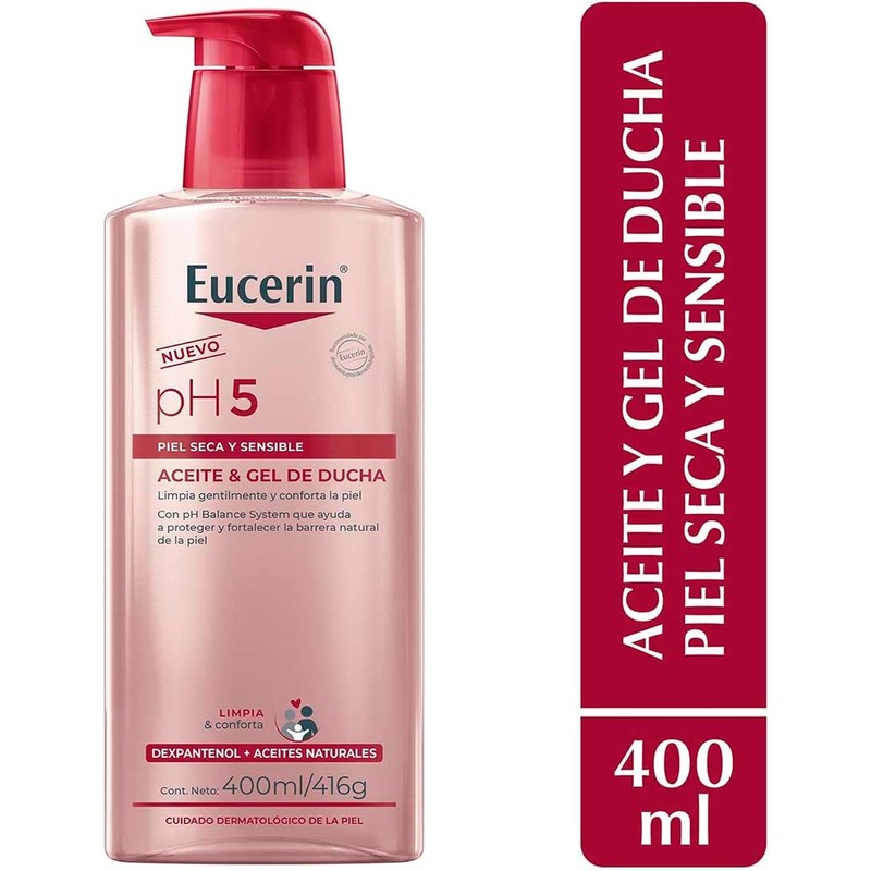 EUCERIN pH5 Aceite & Gel de ducha 400ml, Para Piel