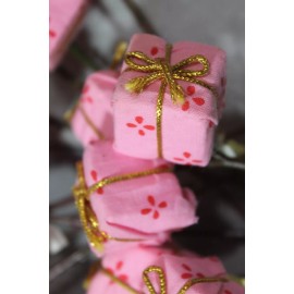 Unbranded 12Christmas Decor Wreath floral arrangement Stems DIY pink giftbox