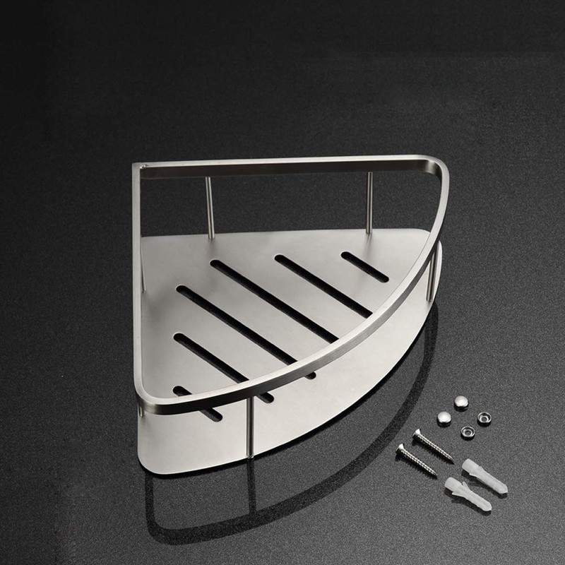 Konhard CS005 Wall Mounted Stainless Steel Bathroom Shower Corner Caddy