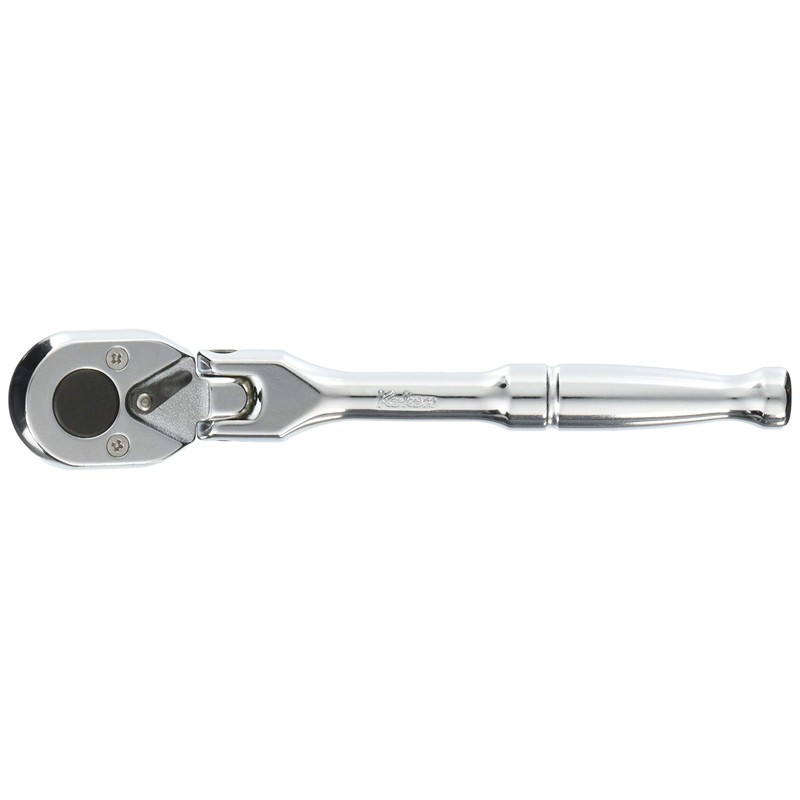 Koken 3/8 (9.5 mm) SQ. Oscillating Ratchet Handle (Short/Polished Grip),