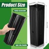 Hushee 200 Pcs Tall Tree Pot 12" Plastic Deep Plant