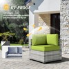 14 Pcs Outdoor Cushion Covers Patio Cushion Slipcovers Replacement Splash