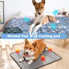 ZINGTERRA Dog Cooling Mat,Cat Self Cool Ice Pad,Lightweight Pet Pads