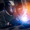 sourcing map Welding Helmet Bib FR Cotton Split Wrap-Around Helmet