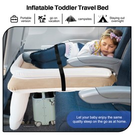 CugTDxwEYk Bed Toddler Travel Bed - Airplane Bed Airplane Seat Extender Toddler Bed Belt Toddler Travel Bed for Train Airplane Car2