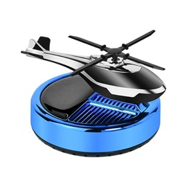 Helicopter Air Fresheners for Car, Auto Helicopter Freshener, Solar Energy Rotating Car Decoration for, Suvs, Trucks
