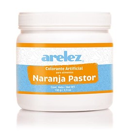 Colorante Color Comestible NARANJA PASTOR en Polvo 100 g ARELEZ