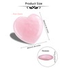 CrystalTears Rose Quartz Heart Stone 60 mm Large Crystals Healing