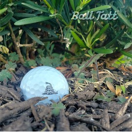 Golf Ball Stamp, Self-Inking Golf Ball Stamper, Golf Ball Marker, Reusable Golf Ball Marking Tool to Identify Golf Balls, Golfer Gift, Golfing Accessories for Men and Women, (Don’t Tread on Me)