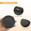 Black Iron Plate Candle Holder-Candle Plate for Pillar Candles, Elegant