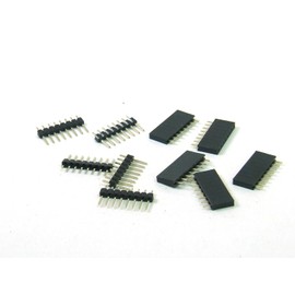 PQMEGA 5 pcs. x Kit Header and Pin strip 2.54mm 8 way Straight #A1996