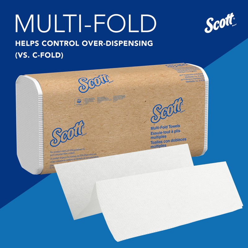 Scott Professional Universal Multifold Paper Towels, Bulk (58091), Absorbency Pockets,