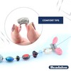 Beadalon Bead Stopper, Large, Pink Tips, 8 pc