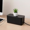 멀티탭 다용도 전선정리함 블랙 중형 Multi-Purpose Cord Organizer Black Medium