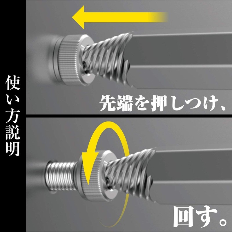 Engineer Nejisaurus Mole Set, Removes Stripped Hex Socket Bolts, Countersunk