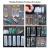 83Pcs Epoxy Jewelry Making Kit Soft Silicone Tear Resistant Widely