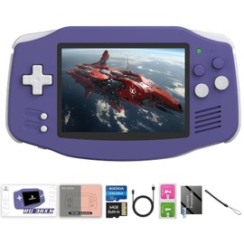 Whatsko RG 34XX Handheld Game Console, Retro Console RG34XX Built-in 32G+64G in 5000+ Games, 3.4 inch IPS Screen 3500mAh, Game Console Support Wi-Fi Multiplayer and HD TV Output