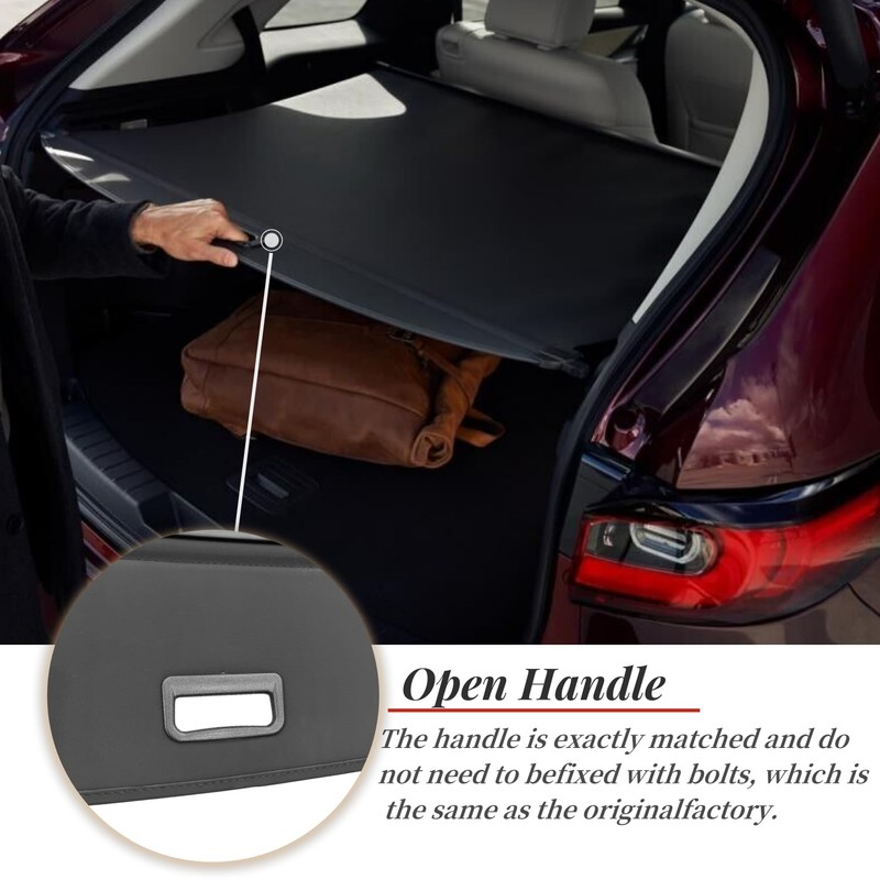 VESUL Retractable Trunk Cargo Cover Compatible with Volkswagen VW Tiguan