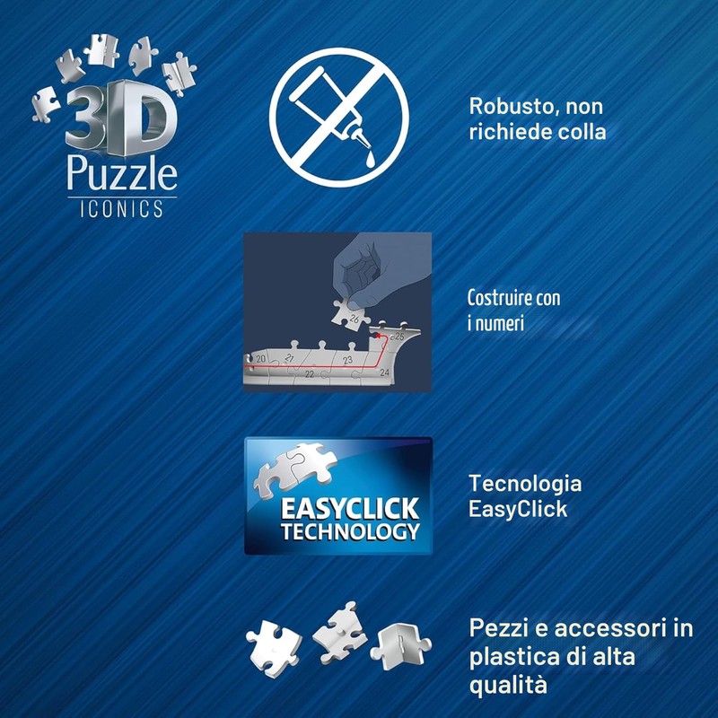 Ravensburger - Puzzle 3d Volkswagen T1 | Puzzle 3d Per