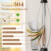 Paper Towel Holder Under Cabinet + Towel Robe Hooks, Single