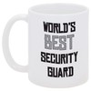 Elanze Designs World's Best Security Guard Taza de café de