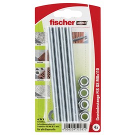 Fischer 52585 8 x 110 mm FIS GS M K Injection Threaded Anchor - Multi-Colour (4-Piece)