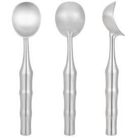 Leden Heavy Duty Ice Cream Scoop Stainless Steel Ice Cream Scooper Spoon with Comfortable Handle, Dishwasher Safe, Ideal for for Gelato, Sorbet, Cookie Dough