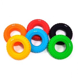 LW Tire Grip Hand Gripper - 6 Strength Levels for Hand Grip Strength Training Hand Gripper (Green) 3ea