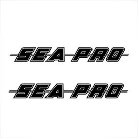 Unbranded Sea Pro Boat Marine Decals 5"x45" (Set Of 2) – OEM New