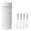 BOMPOW 4-in-1 30ML Travel Size Dispenser Toiletries Bottles Set, Leak-Proof