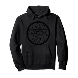 Occult Chaos Magick Left Hand Path 10 Point Star Hoodie