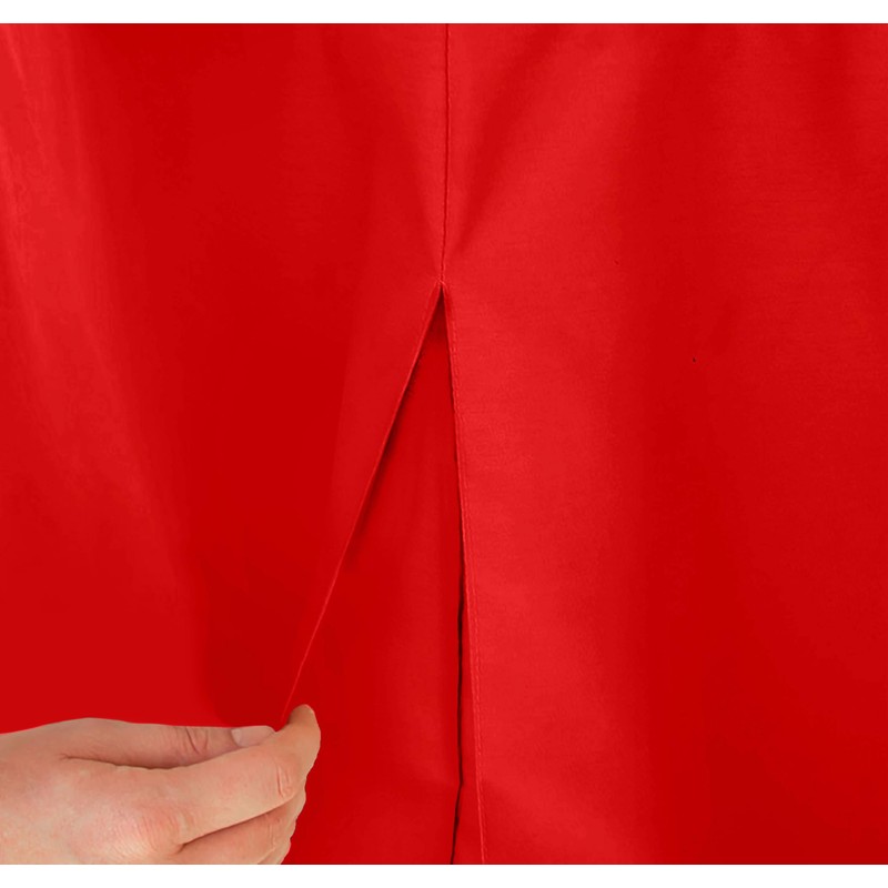 Tablevogue Solid Round Table Cover, 60", Red