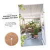 FUNOMOCYA 4pcs Coconut Fiber Mulch Mats for Plant Frost Resistant