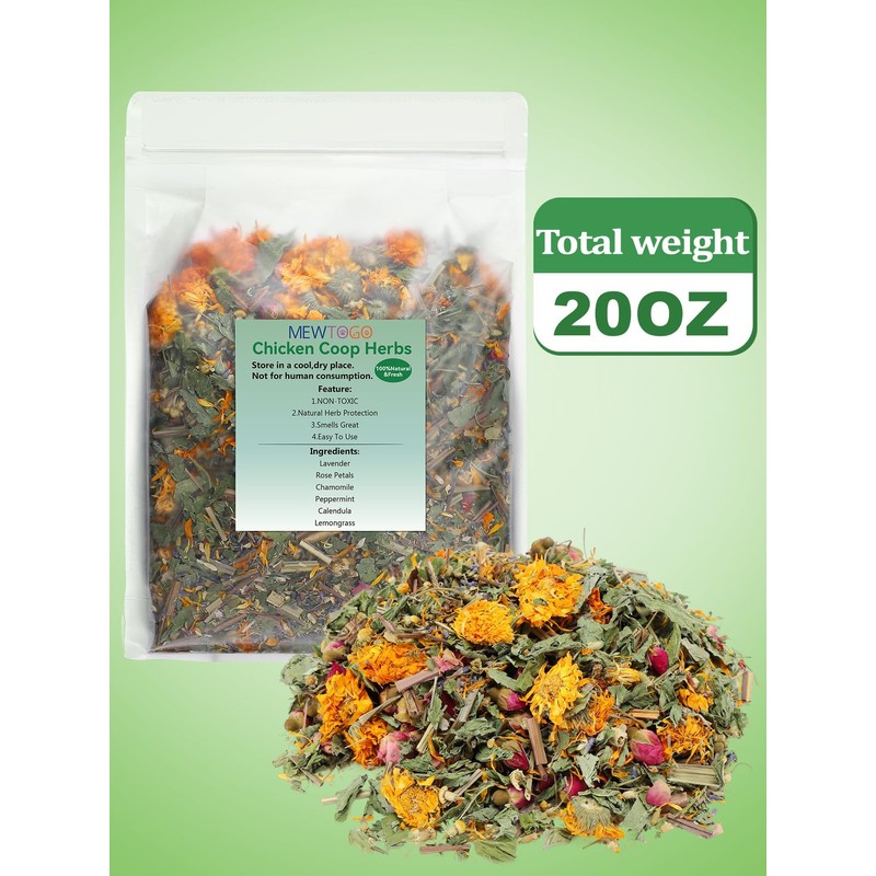 20OZ Chicken Nesting Herbs - Natural Nesting Box Feed Herbs