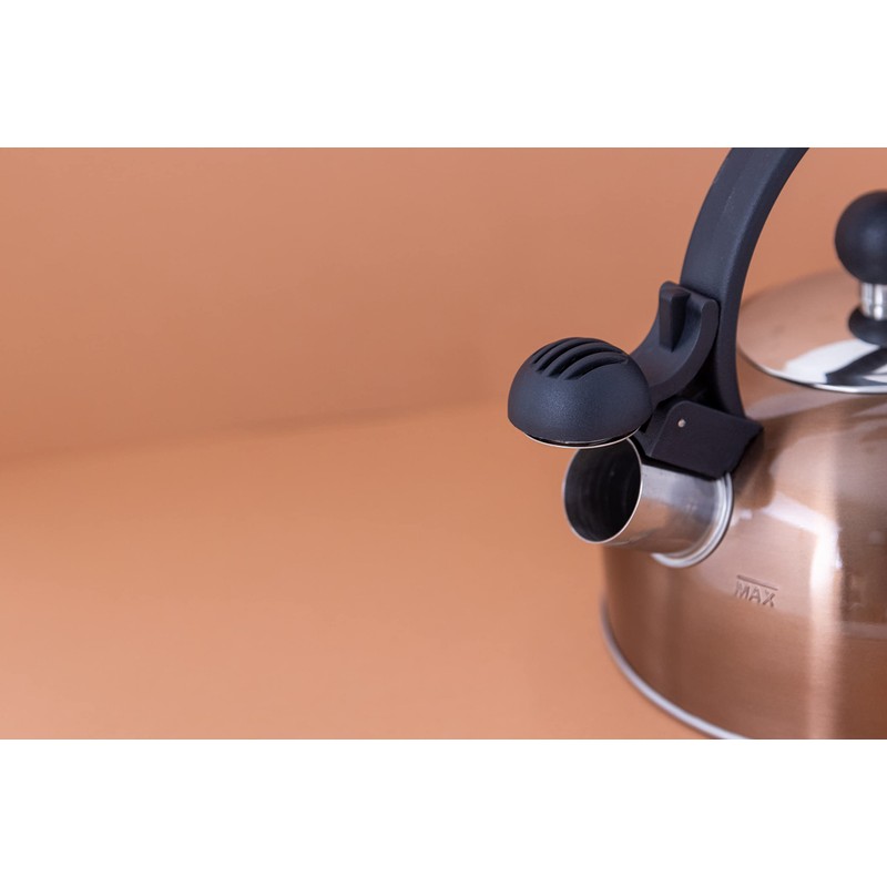 La Cafetière Stainless Steel Copper Effect 1.3l Whistling Kettle