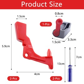 Replacement Switch Set for Dyson, Fixation Switch Control Accessories for Dyson V10 V11 Replacement Buttons Lock the On/Off Status of the Power Switch Compatible with Dyson V15 V6 V8 V7 V10 V11