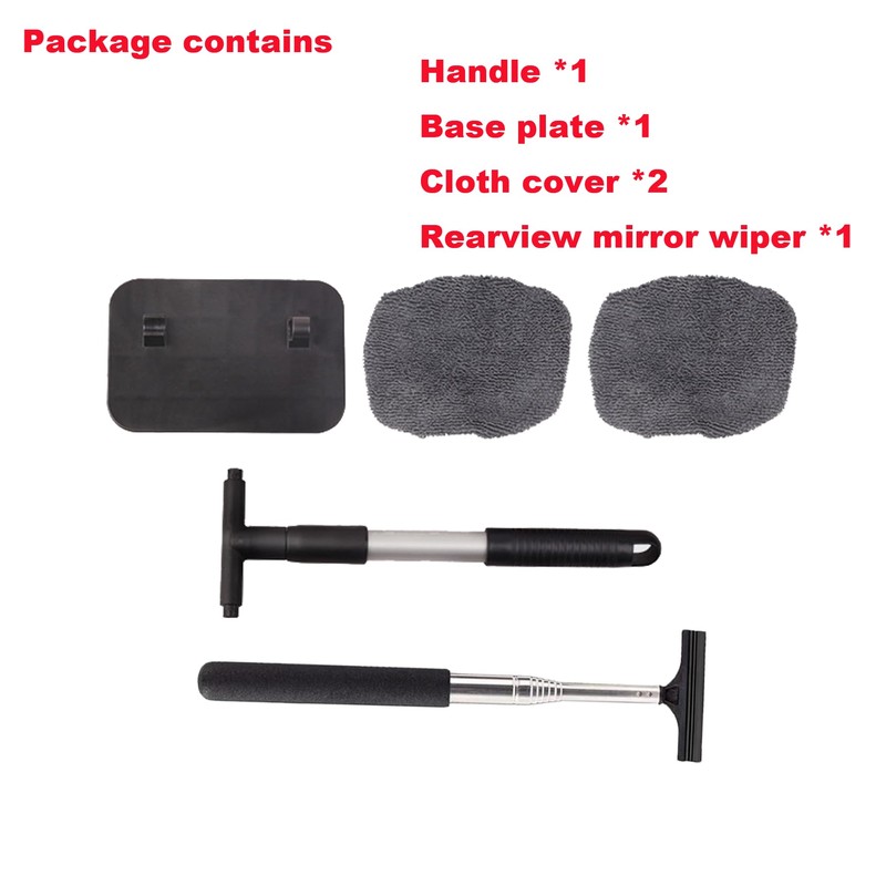 LJDJ Car Rearview Mirror Wiper 2 pack Universal Automotive Car